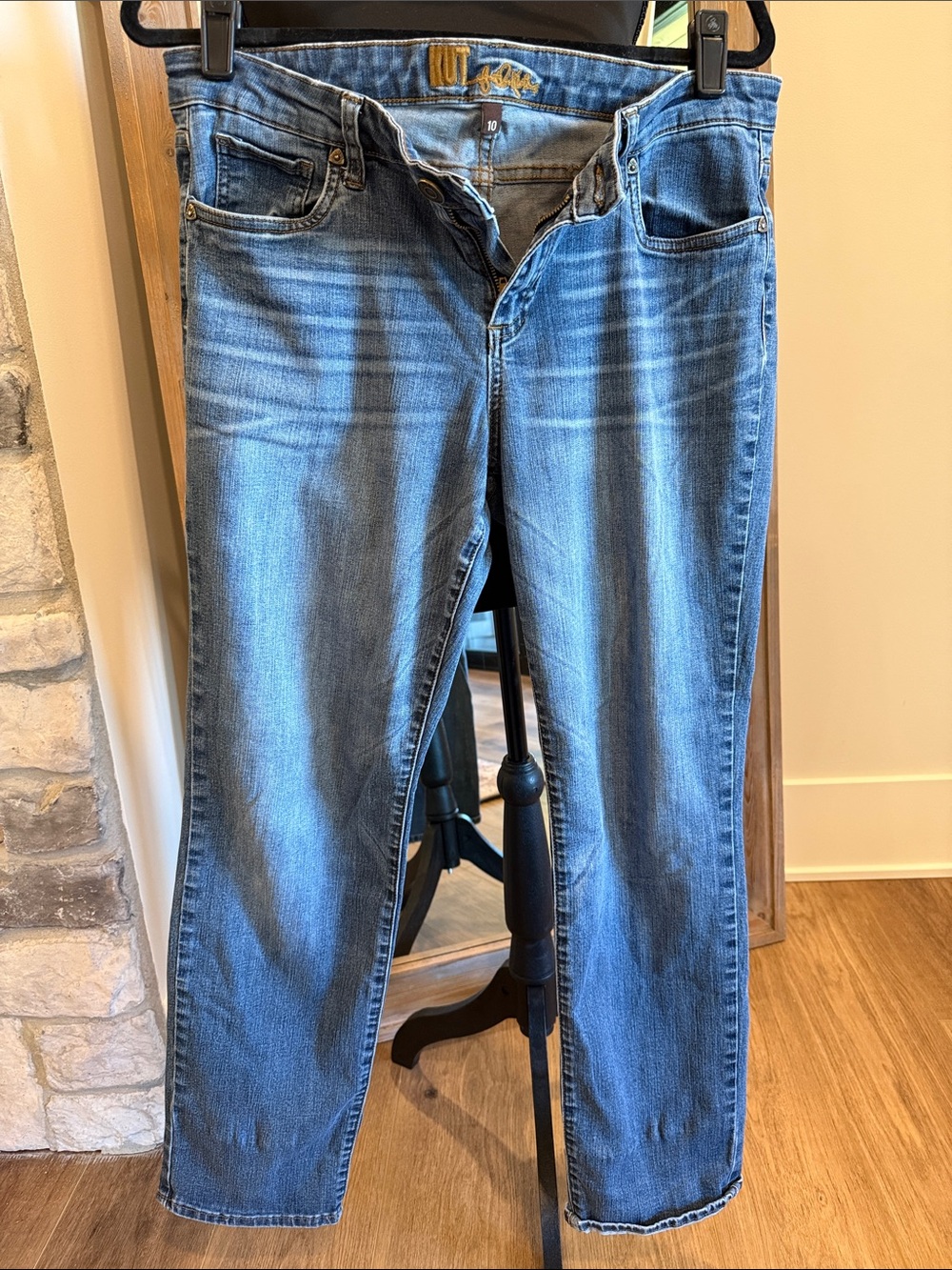 Kut from the Kloth Light Blue Straight Leg Jeans